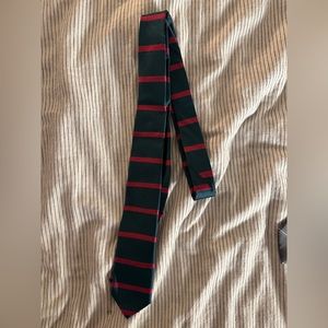 Green teal and pink neck tie